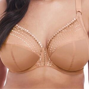Elomi Tan Bra with Sequin Accents